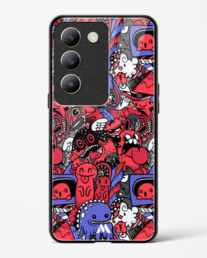 Monster Doodles Glass Case Phone Cover (Vivo)