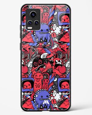 Monster Doodles Glass Case Phone Cover (Vivo)