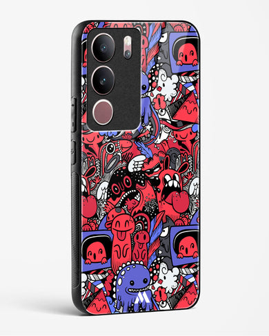 Monster Doodles Glass Case Phone Cover (Vivo)