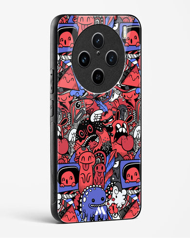 Monster Doodles Glass Case Phone Cover (Vivo)