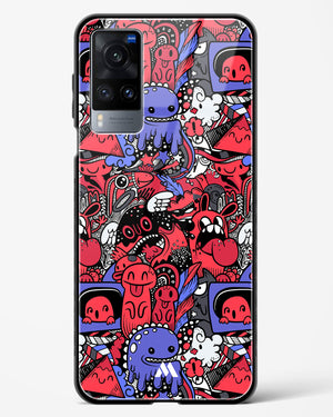 Monster Doodles Glass Case Phone Cover (Vivo)