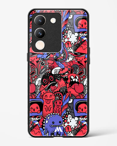 Monster Doodles Glass Case Phone Cover (Vivo)