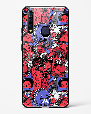 Monster Doodles Glass Case Phone Cover (Vivo)
