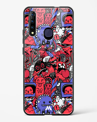 Monster Doodles Glass Case Phone Cover (Vivo)