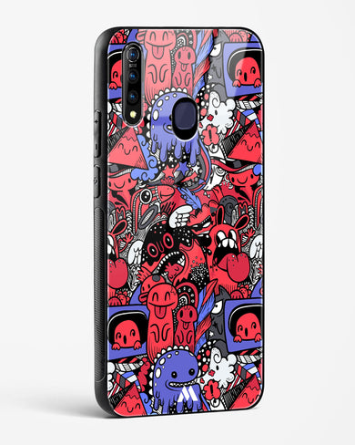 Monster Doodles Glass Case Phone Cover (Vivo)