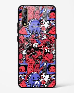Monster Doodles Glass Case Phone Cover-(Vivo)