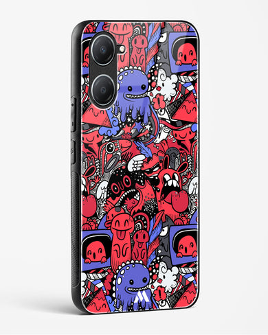Monster Doodles Glass Case Phone Cover (Vivo)