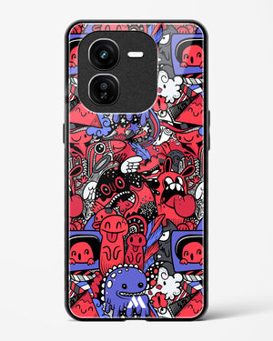 Monster Doodles Glass Case Phone Cover (Vivo)