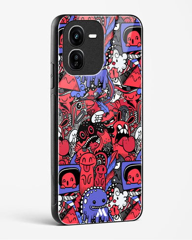 Monster Doodles Glass Case Phone Cover (Vivo)