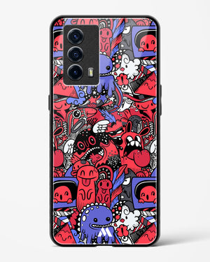 Monster Doodles Glass Case Phone Cover-(Vivo)