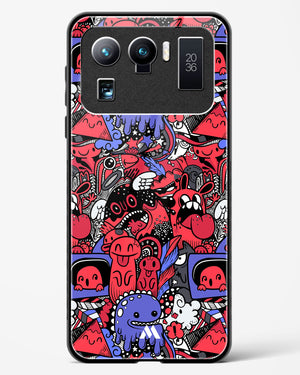 Monster Doodles Glass Case Phone Cover-(Xiaomi)