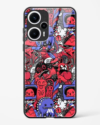 Monster Doodles Glass Case Phone Cover-(Xiaomi)