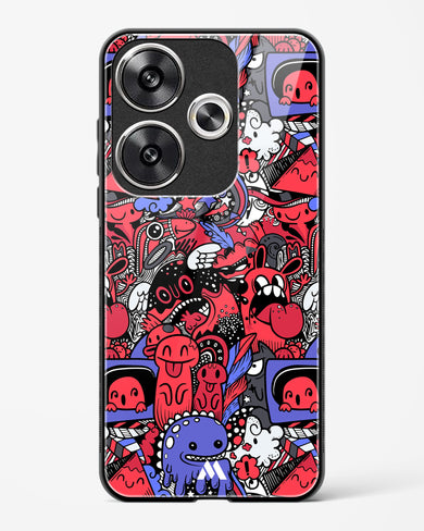 Monster Doodles Glass Case Phone Cover-(Xiaomi)