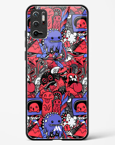 Monster Doodles Glass Case Phone Cover-(Xiaomi)