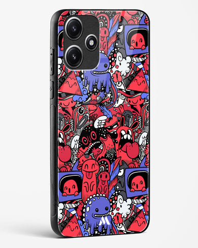 Monster Doodles Glass Case Phone Cover-(Xiaomi)