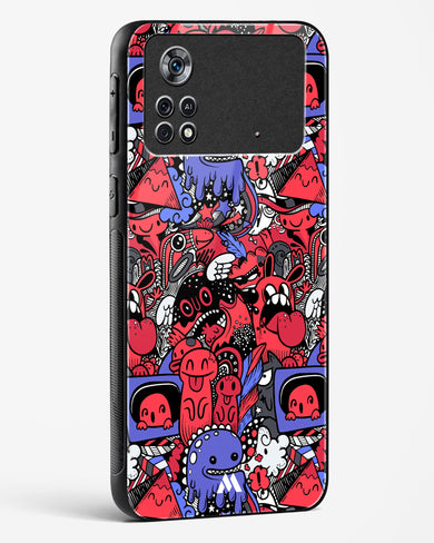 Monster Doodles Glass Case Phone Cover-(Xiaomi)