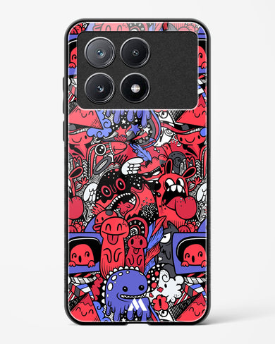 Monster Doodles Glass Case Phone Cover-(Xiaomi)