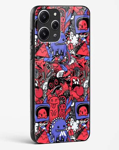 Monster Doodles Glass Case Phone Cover-(Xiaomi)