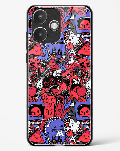 Monster Doodles Glass Case Phone Cover (Xiaomi)