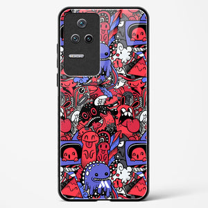 Monster Doodles Glass Case Phone Cover-(Xiaomi)