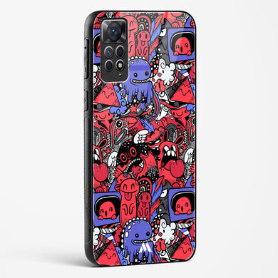 Monster Doodles Glass Case Phone Cover (Xiaomi)