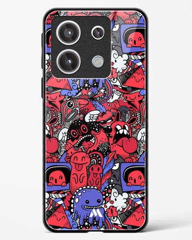 Monster Doodles Glass Case Phone Cover-(Xiaomi)