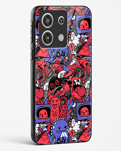 Monster Doodles Glass Case Phone Cover-(Xiaomi)