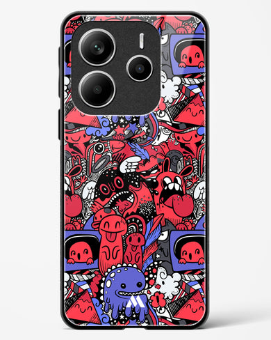 Monster Doodles Glass Case Phone Cover (Xiaomi)