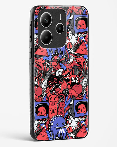 Monster Doodles Glass Case Phone Cover (Xiaomi)