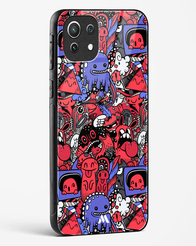 Monster Doodles Glass Case Phone Cover-(Xiaomi)