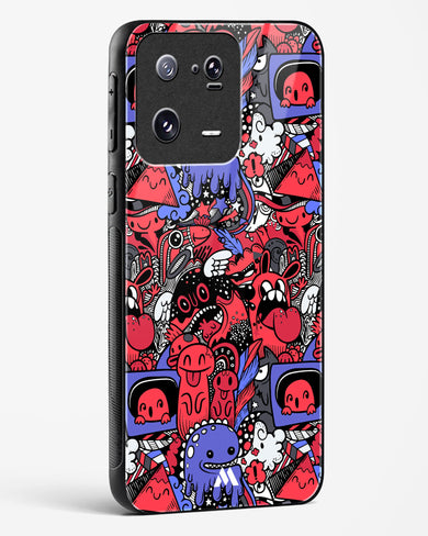 Monster Doodles Glass Case Phone Cover-(Xiaomi)