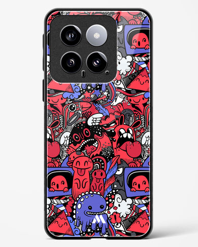 Monster Doodles Glass Case Phone Cover-(Xiaomi)