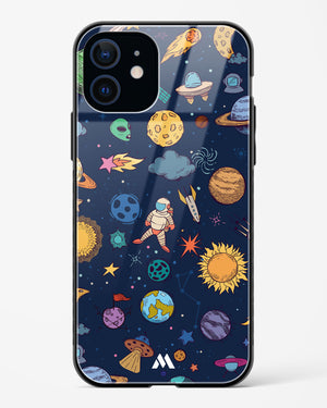 Space Frenzy Glass Case Phone Cover (Apple)