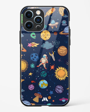 Space Frenzy Glass Case Phone Cover (Apple)