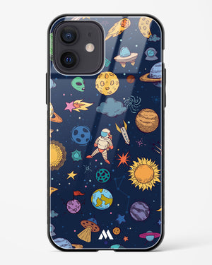 Space Frenzy Glass Case Phone Cover (Apple)