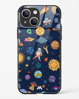 Space Frenzy Glass Case Phone Cover (Apple)