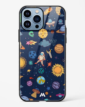 Space Frenzy Glass Case Phone Cover (Apple)