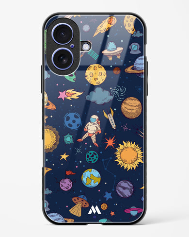 Space Frenzy Glass Case Phone Cover (Apple)