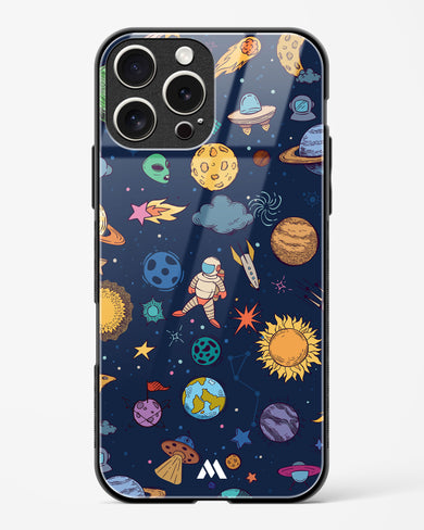 Space Frenzy Glass Case Phone Cover (Apple)