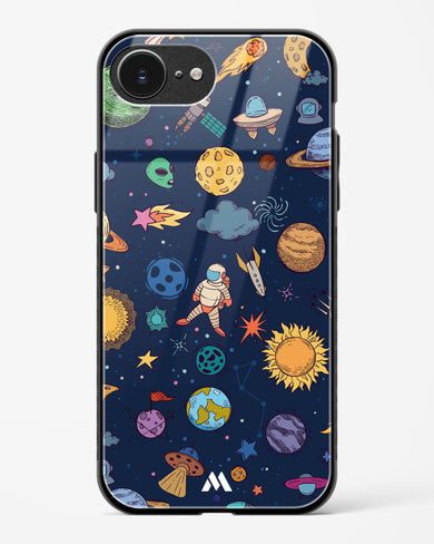 Space Frenzy Glass Case Phone Cover (Apple)