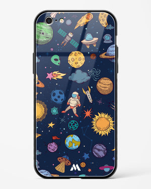 Space Frenzy Glass Case Phone Cover (Apple)