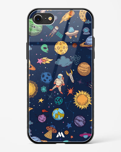 Space Frenzy Glass Case Phone Cover (Apple)