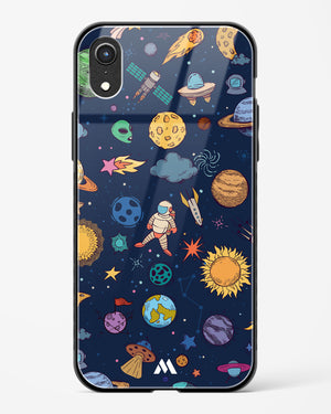 Space Frenzy Glass Case Phone Cover (Apple)