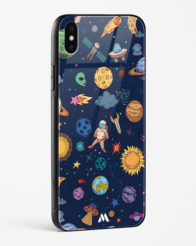 Space Frenzy Glass Case Phone Cover (Apple)