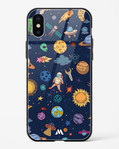 Space Frenzy Glass Case Phone Cover (Apple)