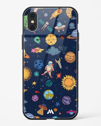 Space Frenzy Glass Case Phone Cover (Apple)