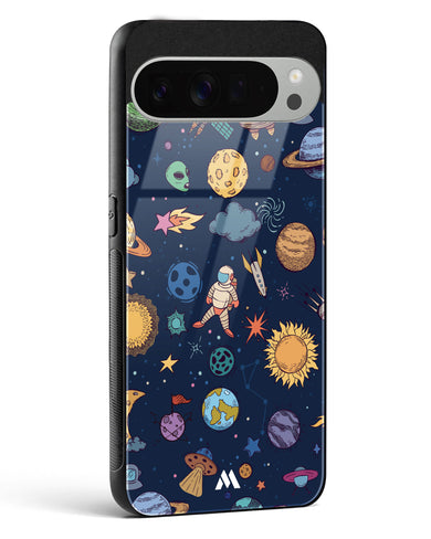 Space Frenzy Glass Case Phone Cover (Google)