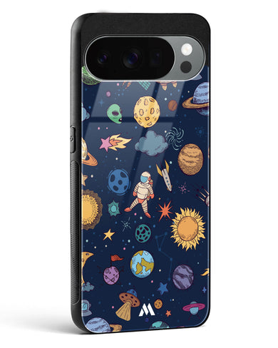 Space Frenzy Glass Case Phone Cover (Google)