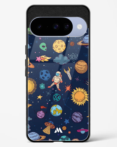 Space Frenzy Glass Case Phone Cover (Google)
