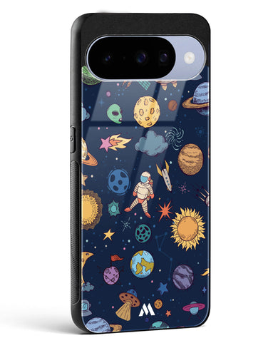 Space Frenzy Glass Case Phone Cover (Google)